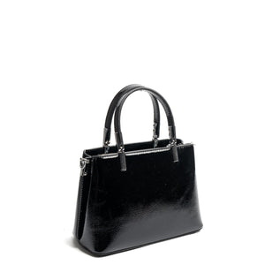 Silver & Polo SP987 Kadın El Çantası Alaska Siyah-Rugan Siyah