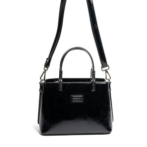 Silver & Polo SP987 Kadın El Çantası Alaska Siyah-Rugan Siyah