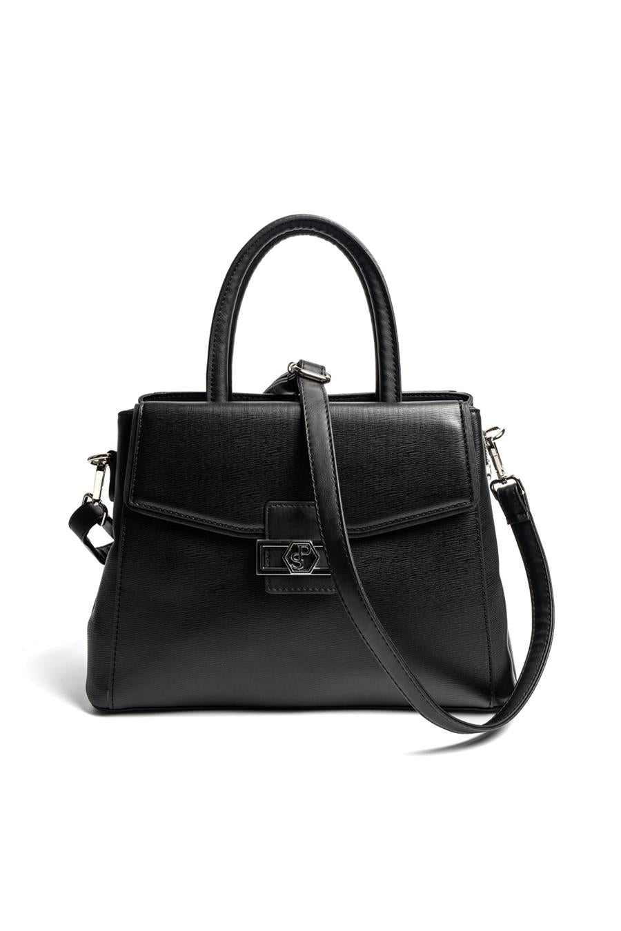 Silver & Polo SP1264 Kadın El Çantası Düz Siyah