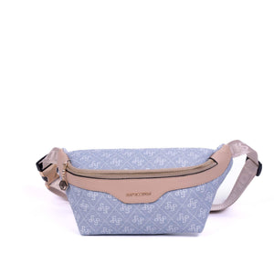 Silver & Polo Mavi - Ten SP1192 Kadın Bel Çantası