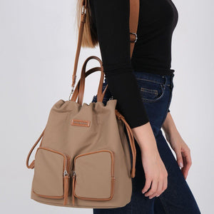 Silver & Polo SP1232 Kadın Sırt Çantası Vizon-Taba