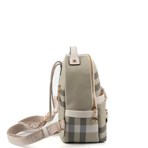 Silver & Polo A.Yeşil - Kemik SP1061 Kadın Sırt Çantası