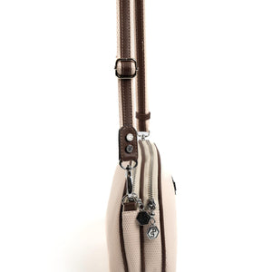 Silver & Polo Bej - Kahve SP765 Kadın Çapraz Çanta