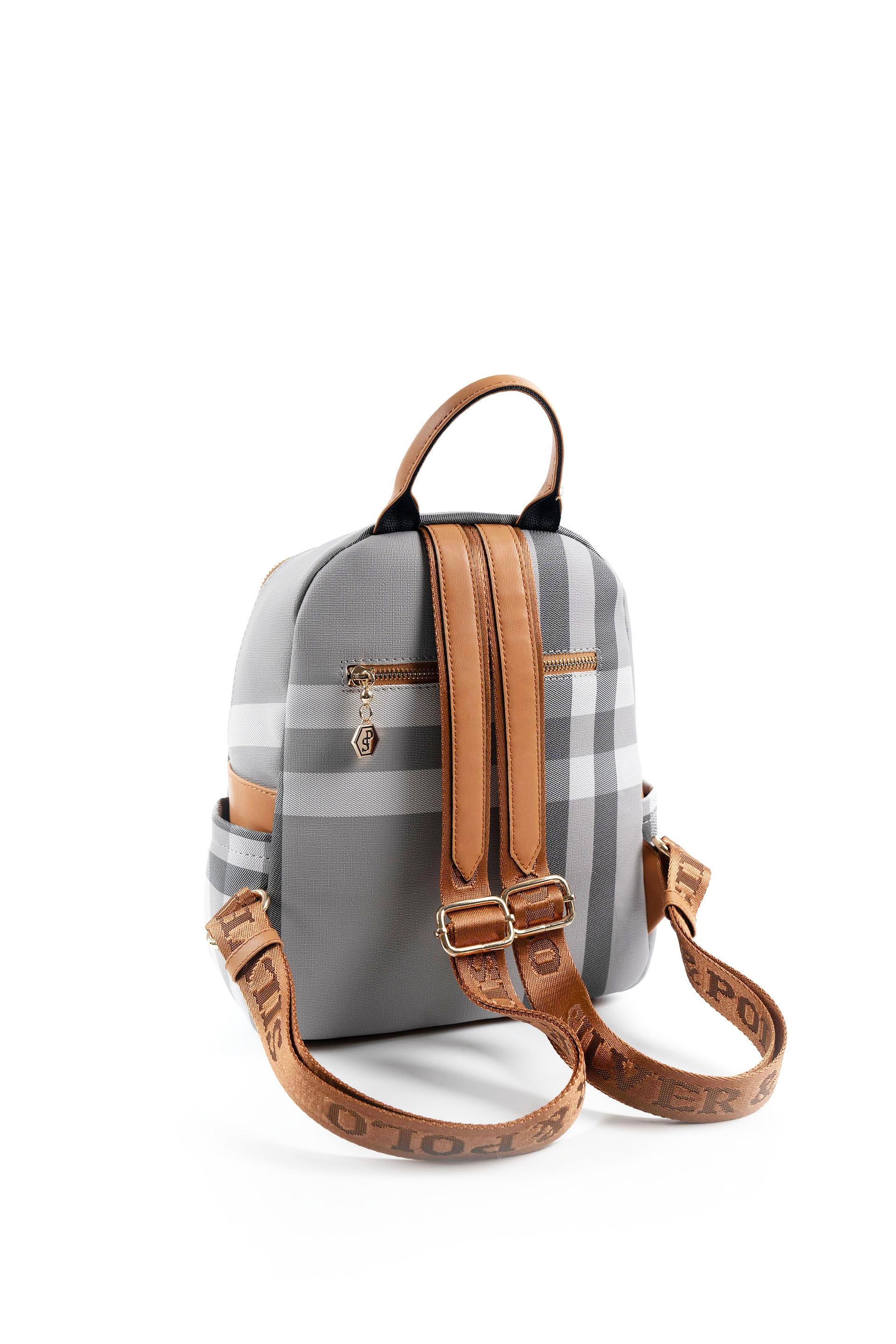 Silver & Polo A.Gri - A.Taba SP906 Kadın Sırt Çantası