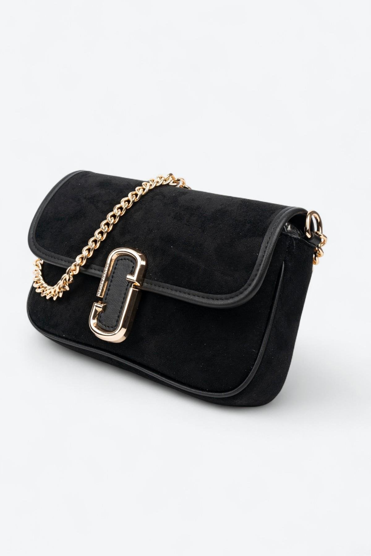 Silver & Polo SP1171 Kadın Omuz Çantası Süet Siyah