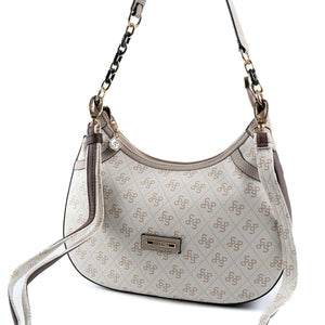 Silver & Polo Bej - Kum - Kahve SP1255 Kadın Omuz Çantası