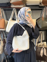 Nas Bag Parıltılı Taş Detaylı Ultra Yumuşak Kadın Omuz Çantası - 1071
