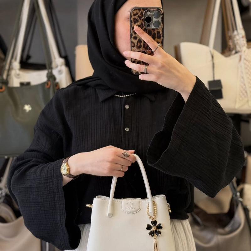 Nas Bag Özel Charmlı Çok Bölmeli El ve Omuz Çantası - 1539 - 27