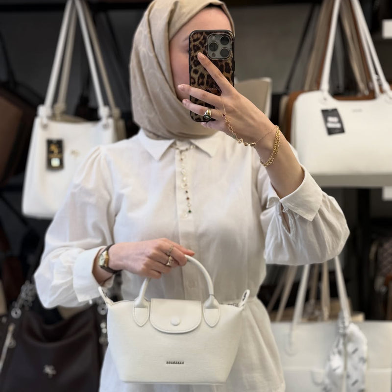 Nas Bag Mini El ve Omuz Çantası + Cüzdan Seti - ns26009 - 5