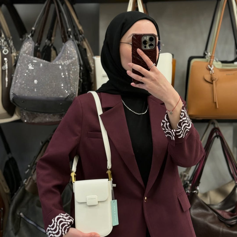 NASBAG Özel Seri - Çok Bölmeli Deri Telefon Çantası - NS26032 - 1