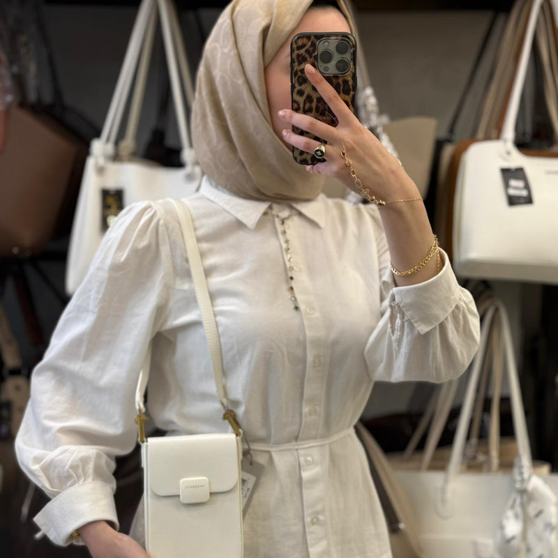 NASBAG Özel Seri - Çok Bölmeli Deri Telefon Çantası - NS26032 - 9