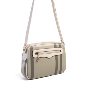 Silver & Polo A.Yeşil - Kemik SP491 Kadın Çapraz Çanta