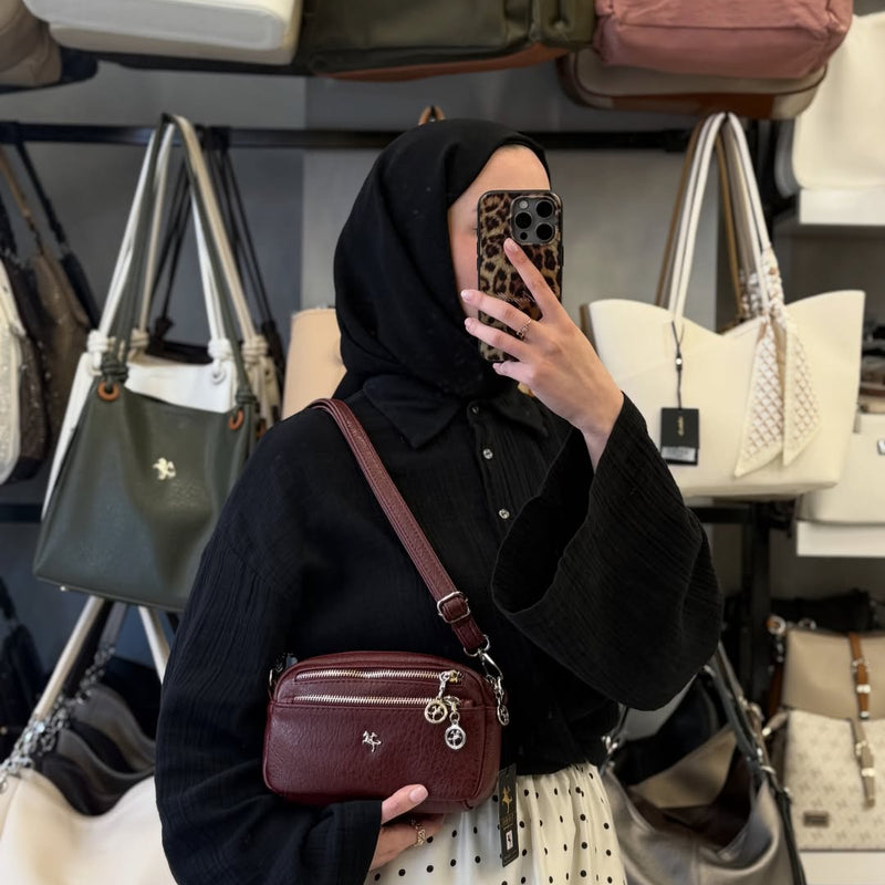 Nas Bag 4 Gözlü Victoria Mini Çapraz Çanta - 1534 - 2