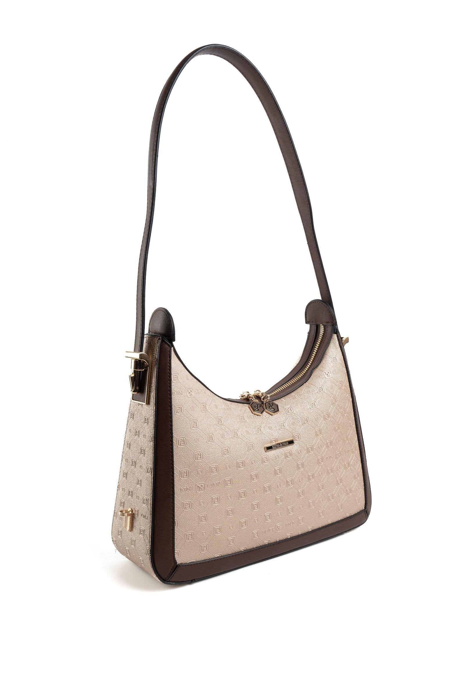 Silver & Polo Nut - Kahve SP1187 Kadın Omuz Çantası