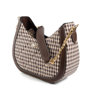 Silver & Polo Kahve Sarı - Kahve SP1168 Kadın Omuz Çantası