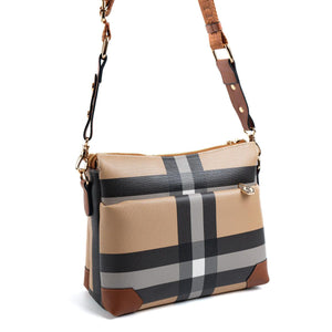 Silver & Polo Bej - Taba SP1110 Kadın Çapraz Çanta