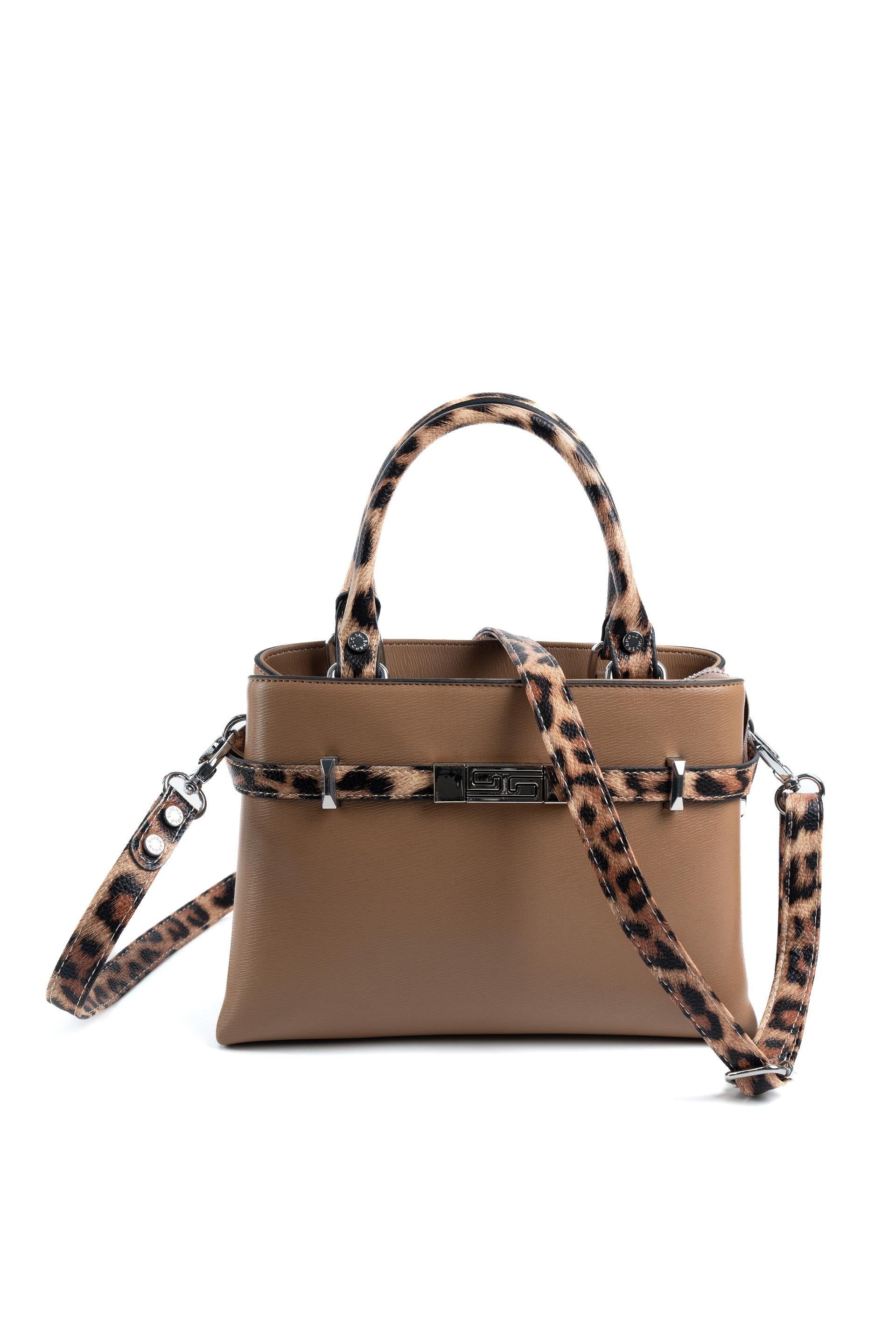 Silver & Polo Leopar Bizon SP1149 Kadın El Çantası