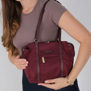 Silver & Polo SP1215 Kadın Omuz Çantası Bordo