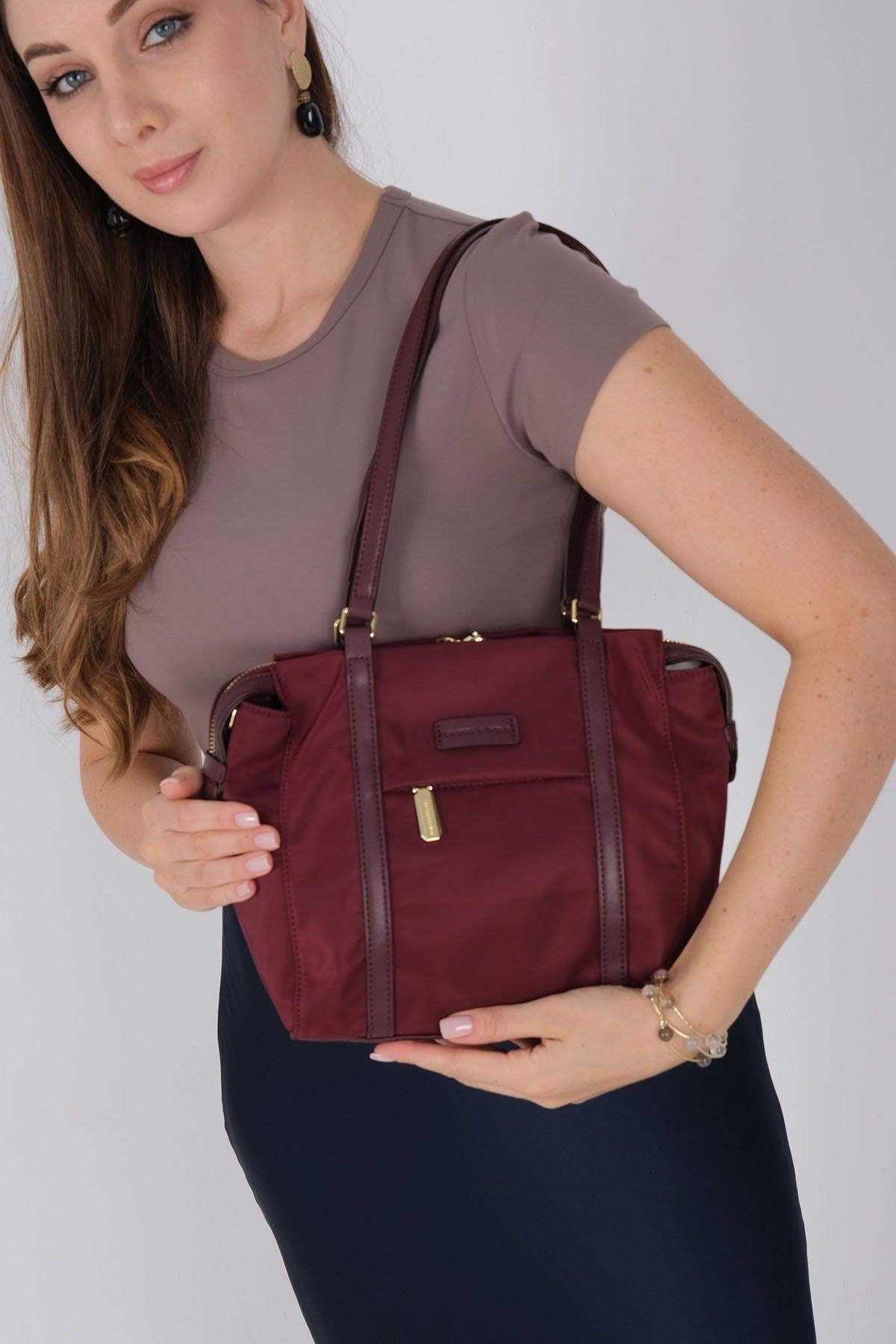 Silver & Polo SP1215 Kadın Omuz Çantası Bordo