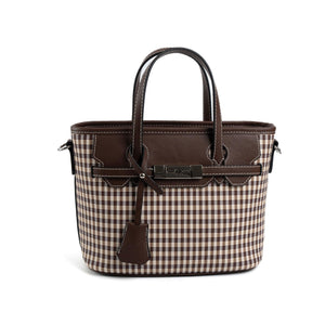 Silver & Polo Kahve Sarı - Kahve SP1185 Kadın El Çantası