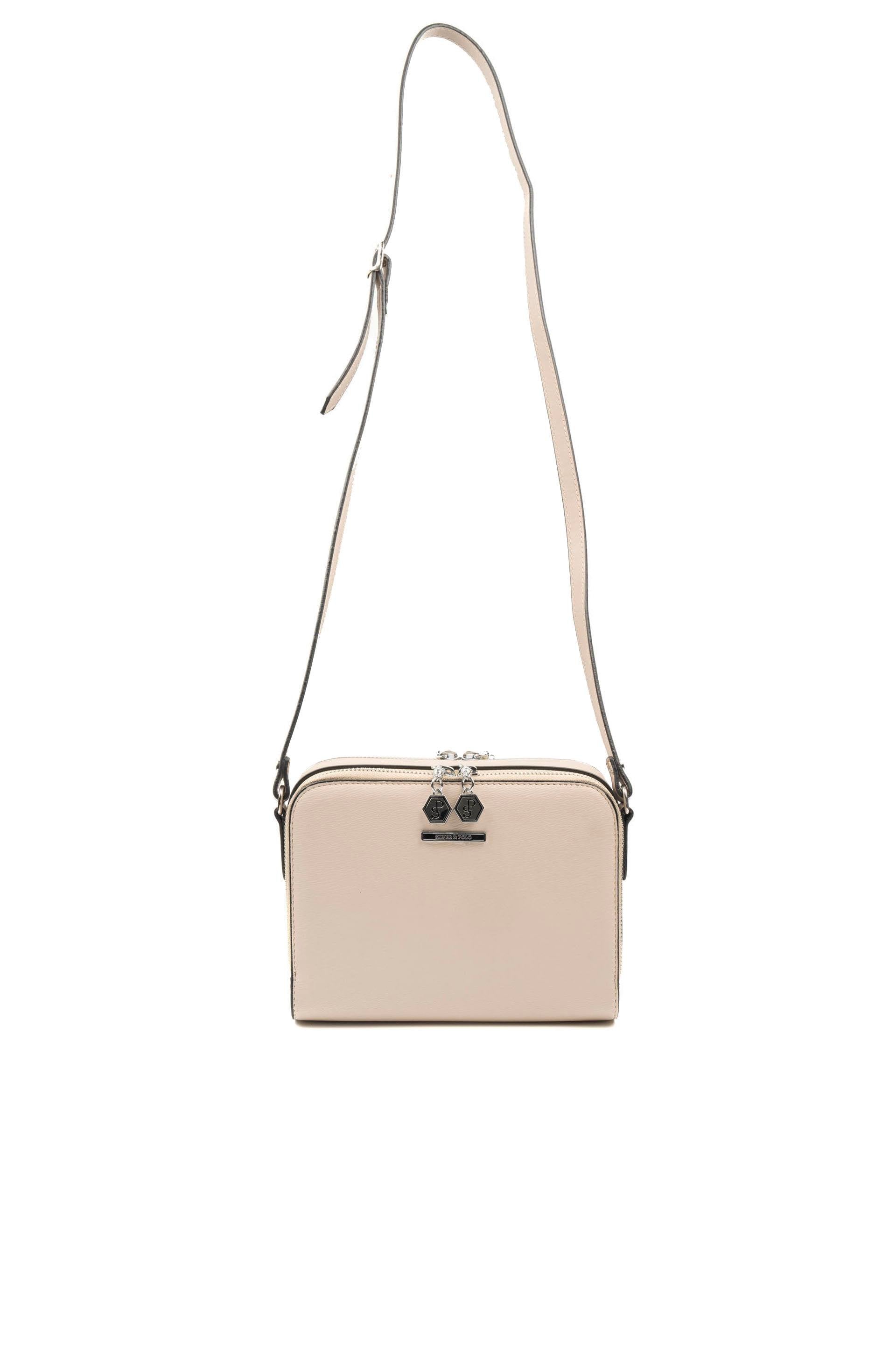 Silver & Polo Bej - Kum SP888 Kadın Çapraz Çanta