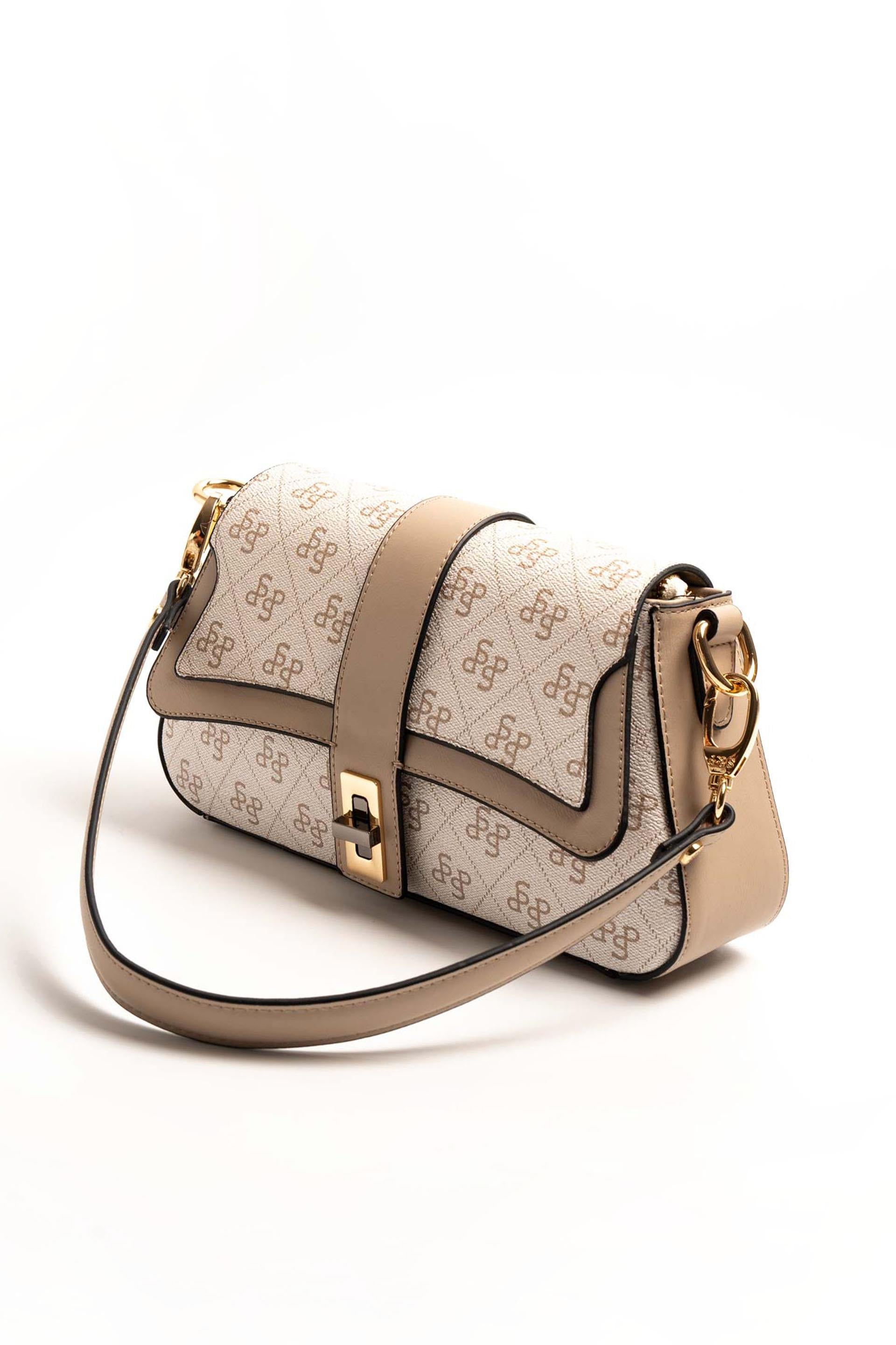 Silver & Polo Bej - Kum SP1177 Kadın Omuz Çantası