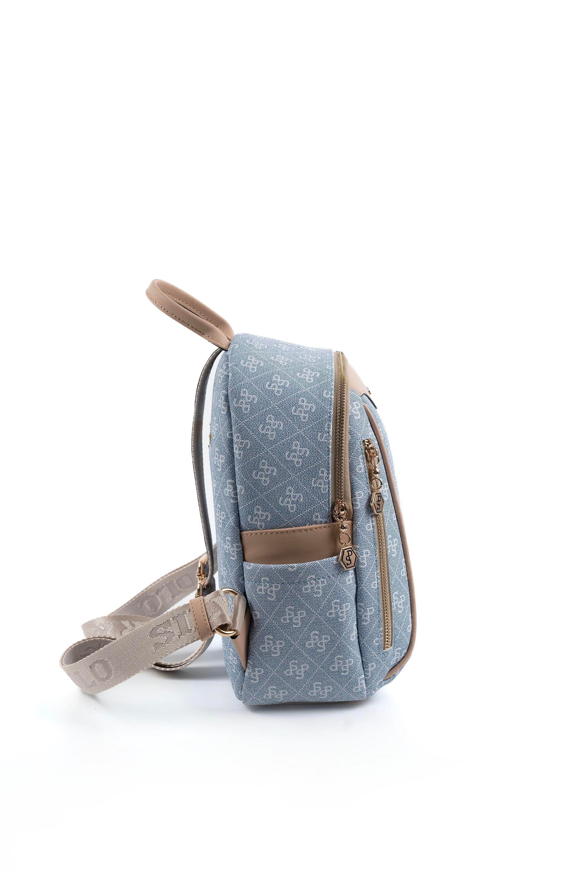 Silver & Polo Mavi - Ten SP906 Kadın Sırt Çantası