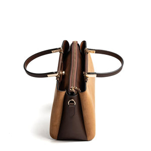 Silver & Polo SP913 Kadın El Çantası Süet Taba-Kahve