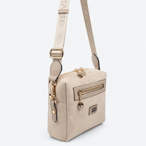 Silver & Polo SP1038 Kadın Çapraz Çanta Bej-Kum