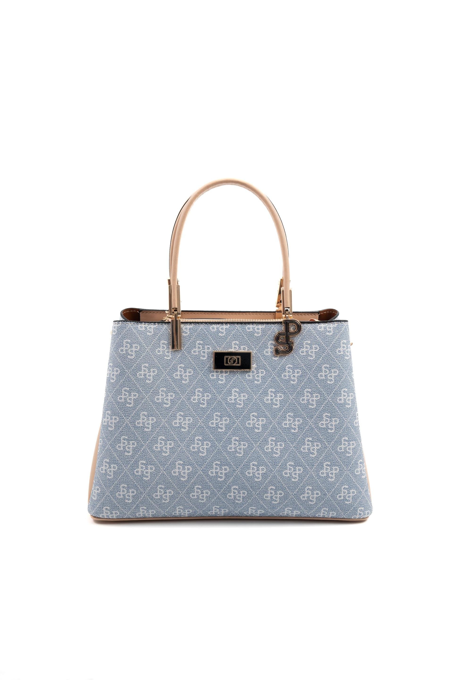 Silver & Polo Mavi - Ten SP1098 Kadın El Çantası