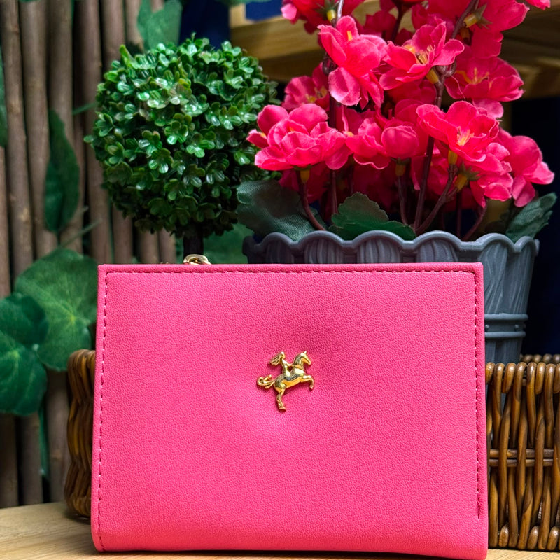 Nas Bag Pembe Çok Bölmeli Fermuarlı Yumuşak Dokulu Kartlık ve Cüzdan - cz023