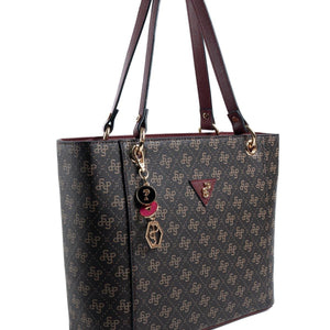 Silver & Polo Kahve Sarı - Bordo SP1176 Kadın Omuz Çantası