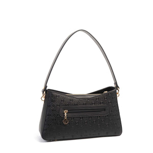 Silver & Polo Siyah - Platin SP1102 Kadın Omuz Çantası