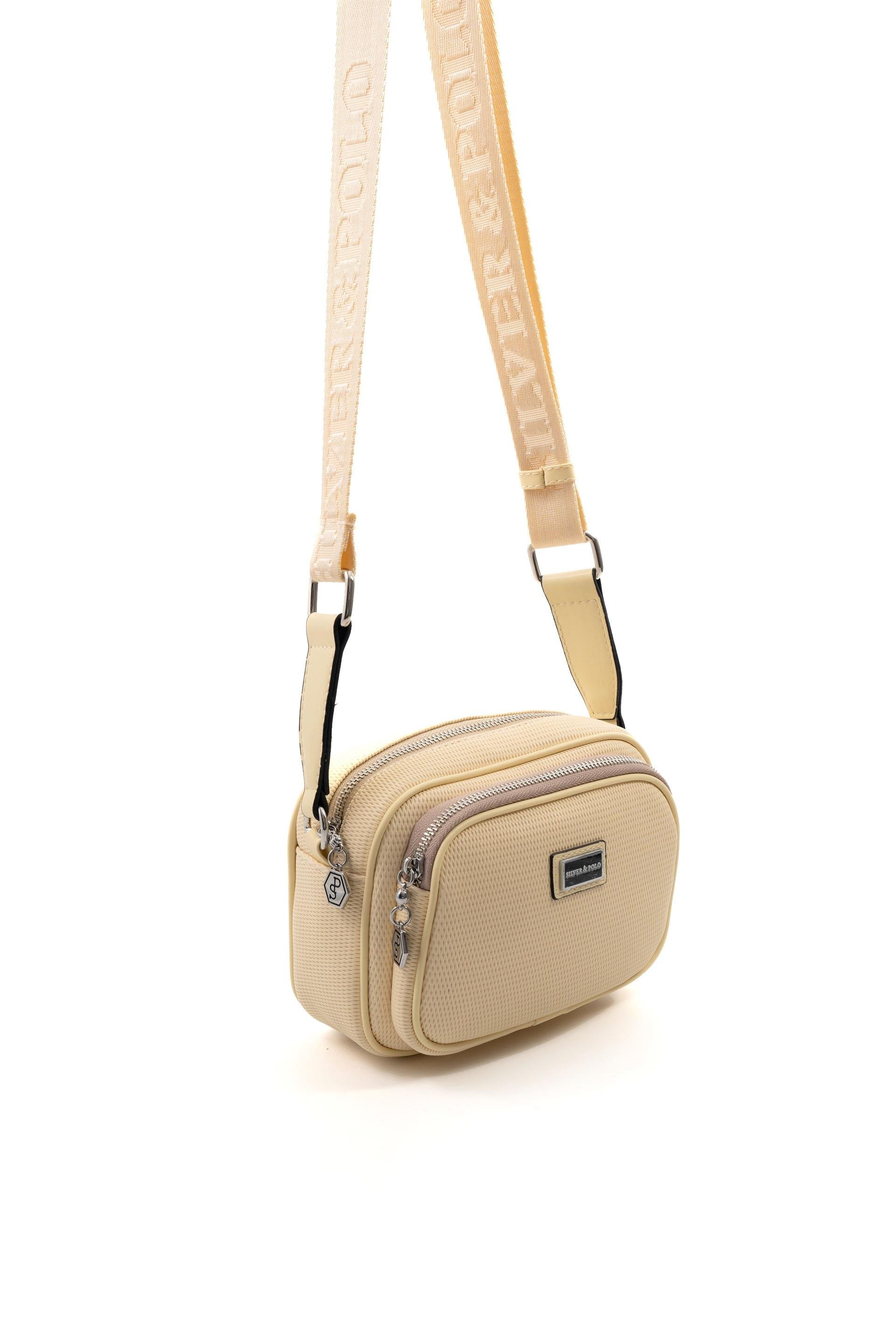 Silver & Polo Sarı SP1111 Kadın Çapraz Çanta
