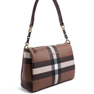 Silver & Polo Koyu Kahve SP910 Kadın Çapraz Çanta