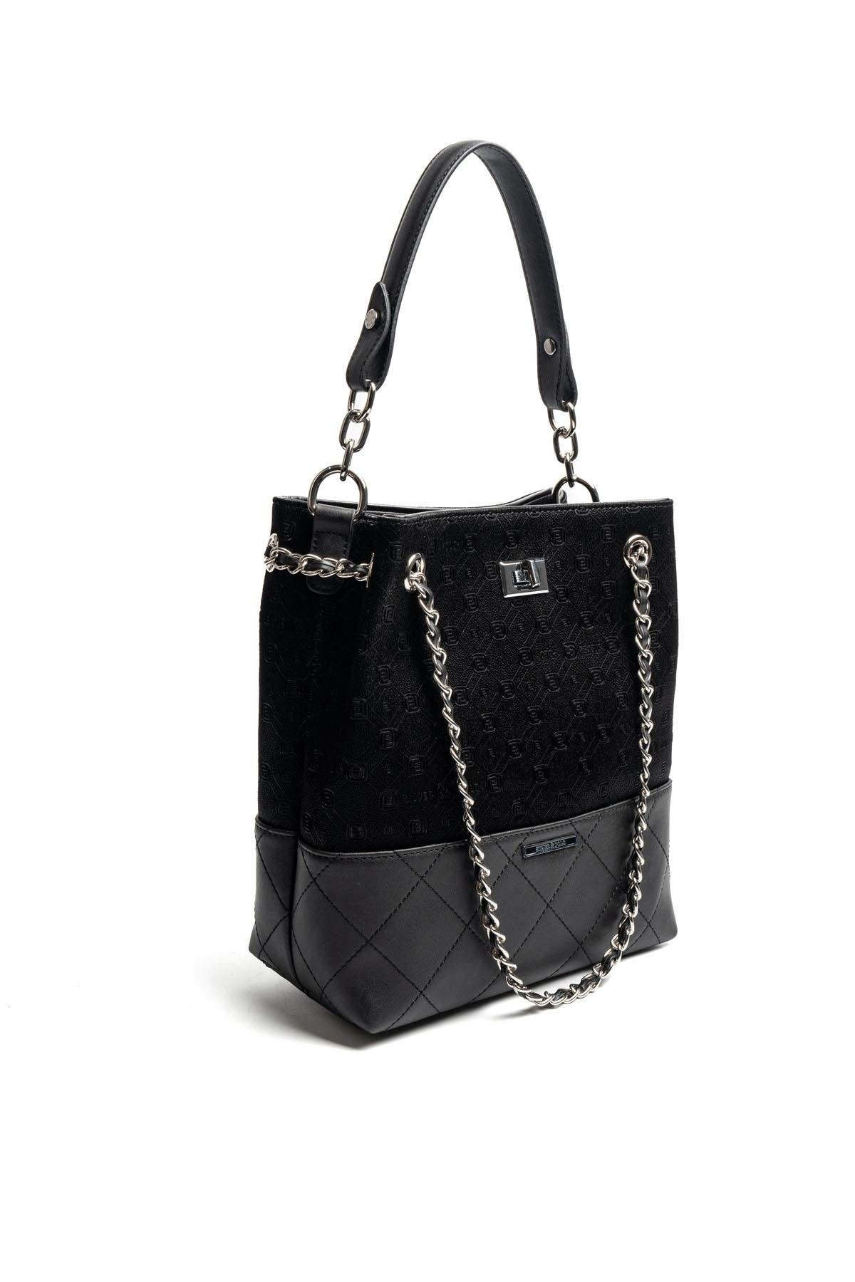 Silver & Polo SP1262 Kadın Omuz Çantası Fashion Siyah