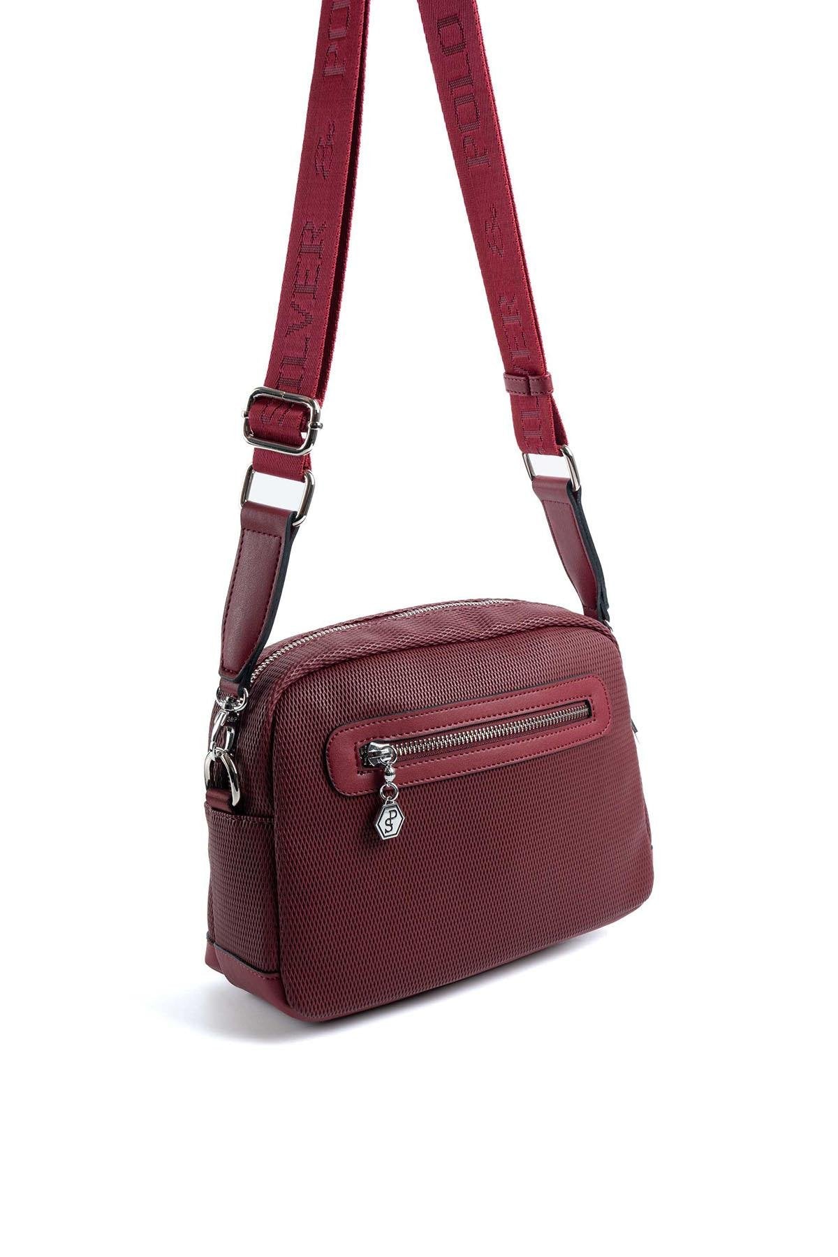 Silver & Polo Bordo SP1201 Kadın Çapraz Çanta