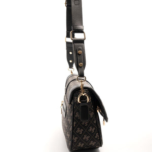 Silver & Polo Füme - Siyah SP1182 Kadın Çapraz Çanta
