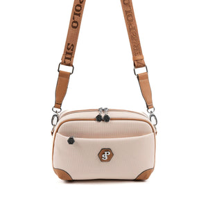 Silver & Polo Bej - A.Taba SP1094 Kadın Çapraz Çanta