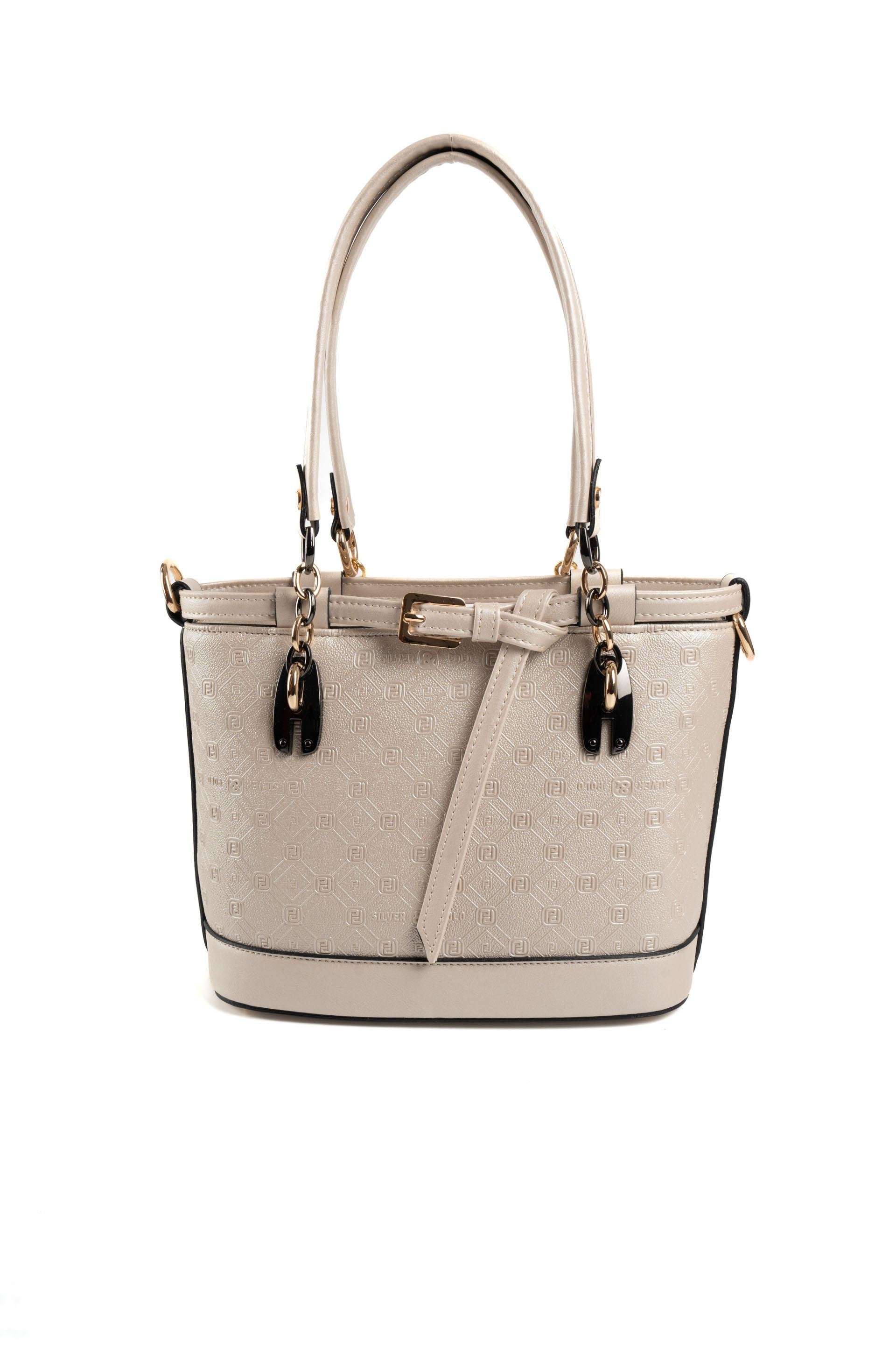 Silver & Polo Bej - S.Bej SP1155 Kadın El Çantası