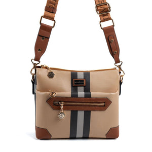 Silver & Polo Bej - Taba SP1110 Kadın Çapraz Çanta