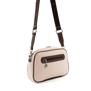 Silver & Polo Bej - Kahve SP1094 Kadın Çapraz Çanta