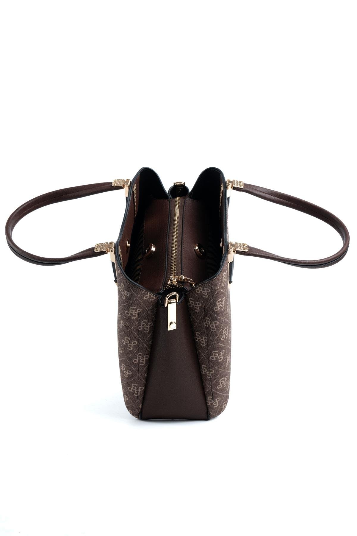 Silver & Polo Kahve SP1205 Kadın El Çantası