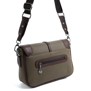 Silver & Polo L.Haki - Kahve SP1182 Kadın Çapraz Çanta