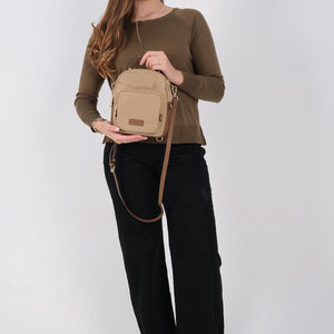 Silver & Polo SP1220 Kadın Çapraz Çanta Vizon-Camel