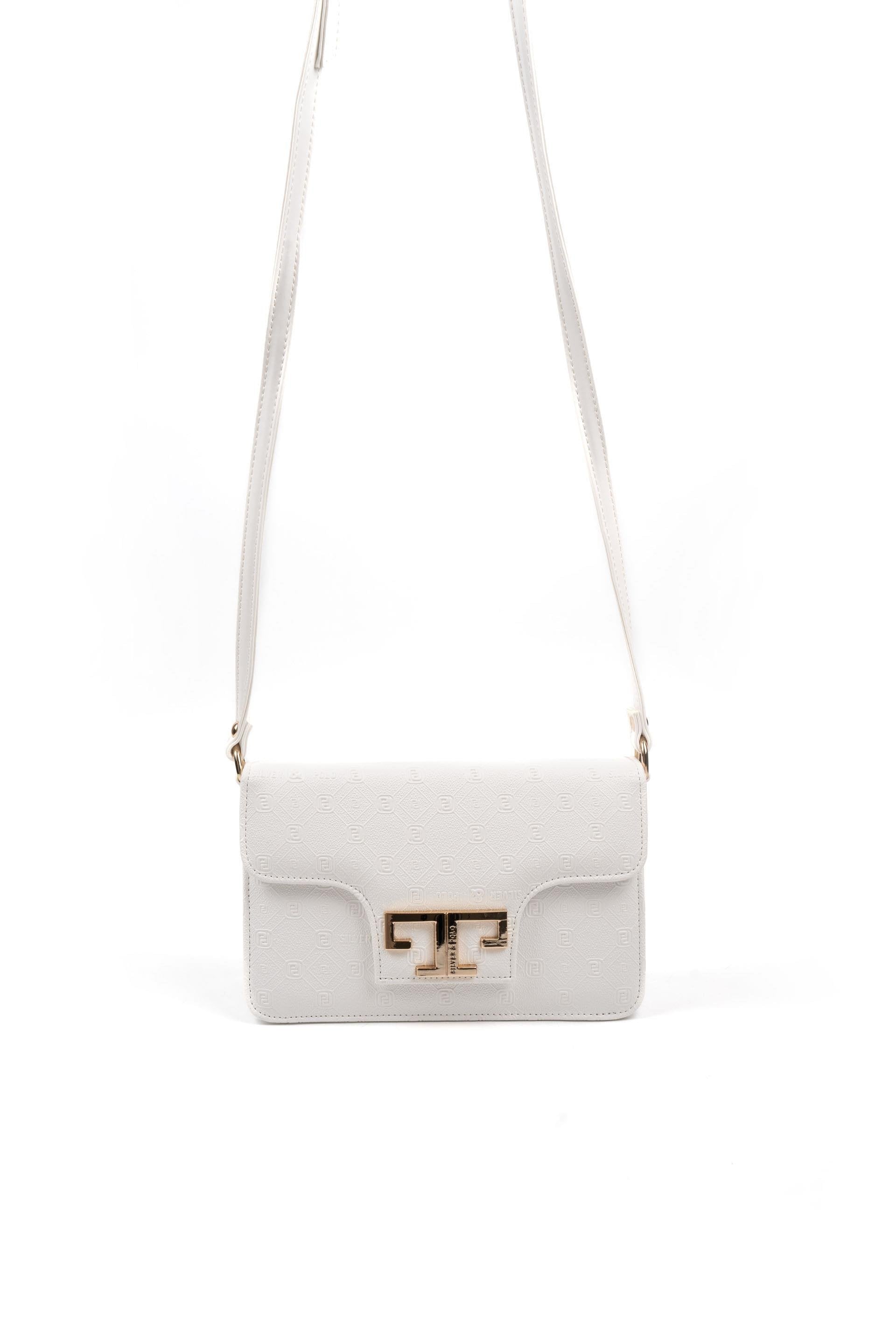 Silver & Polo Beyaz SP1170 Kadın Çapraz Çanta