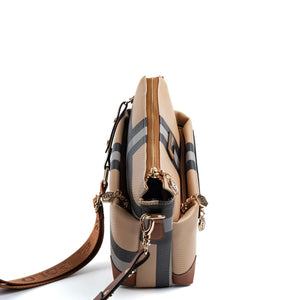 Silver & Polo Bej - Taba SP1110 Kadın Çapraz Çanta