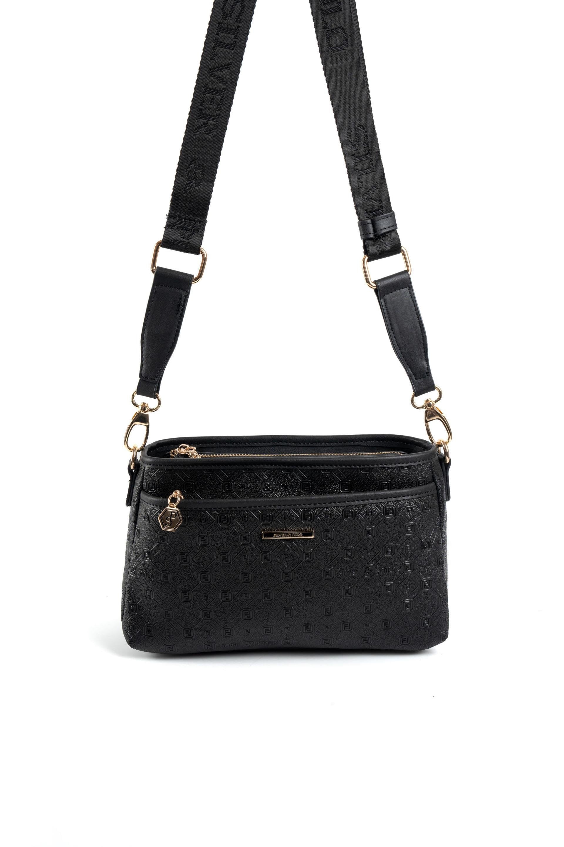 Silver & Polo Siyah SP1184 Kadın Çapraz Çanta