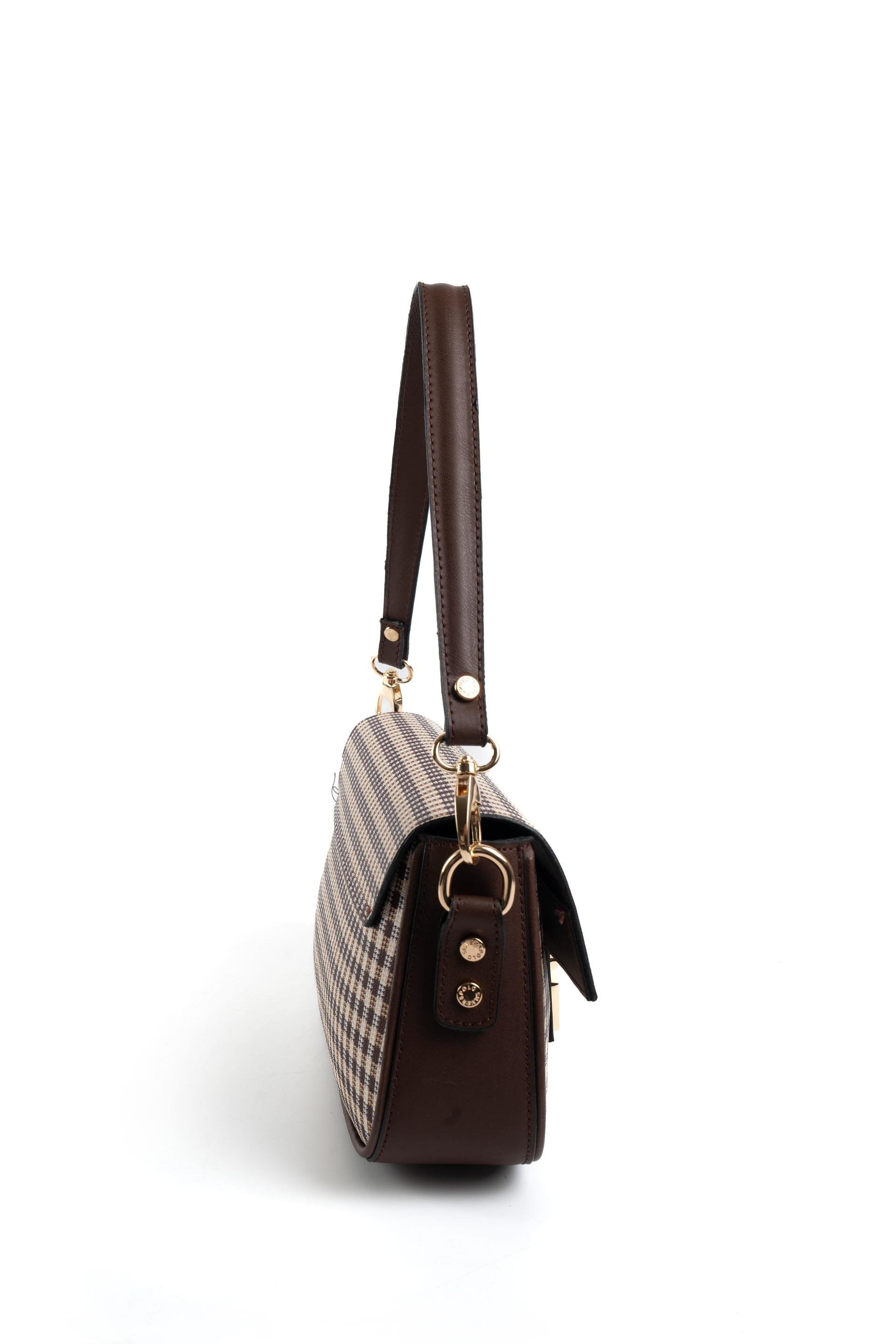 Silver & Polo Kahve Sarı - Kahve SP1179 Kadın Omuz Çantası