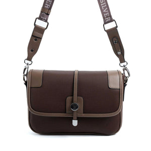 Silver & Polo Kahve - Vizon SP1182 Kadın Çapraz Çanta